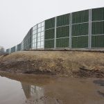Teilweise transparente Lärmschutzwand in Dortmund - RAU