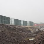 Bau einer RAU Rock Extensiv Lärmschutzwand in Dortmund
